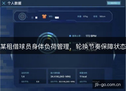 某租借球员身体负荷管理，轮换节奏保障状态